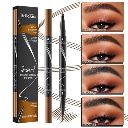 ⏰Buy 1 Get 1 Free✨2-In-1 Waterproof Long-Lasting Eyebrow Pen