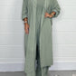 🎁2025 Modern Ladies Two-Piece Set（Jumpsuit + Coat）