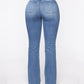 🔥Hot Sale🔥Button Fly Booty Shaping High Waist Flare Jeans