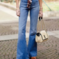 🔥Hot Sale🔥Button Fly Booty Shaping High Waist Flare Jeans