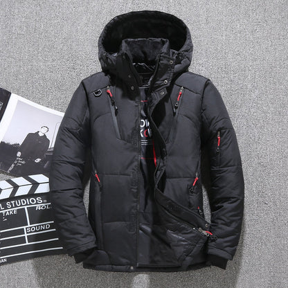 ❄️Winter Sale🔥Men’s White Duck Down Parka Winter Warm Jacket