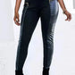 🏆FAUX LEATHER PANTS WITH CONTRASTING TRIM AND ZIP