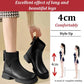 Women's Fashion Versatile Sock-style Low-heel Boots