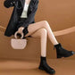 Women's Fashion Versatile Sock-style Low-heel Boots