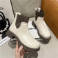 Women's Fashion Versatile Sock-style Low-heel Boots