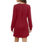 🔥50%OFF Christmas Sale🔥Women’s Solid Round-Neck Long-Sleeve Dresses with Pockets