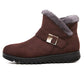 Plush-Lined Snow Boots with Soft Anti-Slip Sole