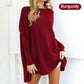 ❤️‍🔥50% OFF🏆Women's Solid Color Long Sleeve Round Neck Blouse