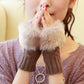 💕BUY 1 GET 1 FREE🔥Fuzzy Soft Knit Warm Fingerless Gloves