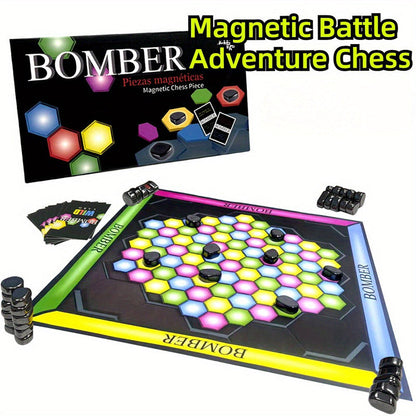 🎉2025 New Arrival🔥Magnet Battle Strategy Board Game