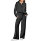 🔥2025 NEW SALES🏆Casual Zipper Long Sleeve Top ＆ Pants Two-Piece Set