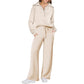 🔥2025 NEW SALES🏆Casual Zipper Long Sleeve Top ＆ Pants Two-Piece Set