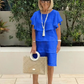 ❤️‍🔥Mother‘s Day Sale-50% Off💖Ruffle Short Sleeve Knee-Length Chiffon Dress