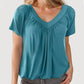 💐WOMEN'S CASUAL V NECK BASIC T-SHIRT