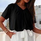 💐WOMEN'S CASUAL V NECK BASIC T-SHIRT