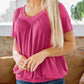 💐WOMEN'S CASUAL V NECK BASIC T-SHIRT
