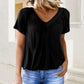💐WOMEN'S CASUAL V NECK BASIC T-SHIRT