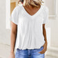 💐WOMEN'S CASUAL V NECK BASIC T-SHIRT