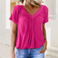 💐WOMEN'S CASUAL V NECK BASIC T-SHIRT