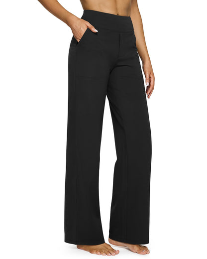 🔥Hot Sale-50% OFF👖 Women's High Waist Stretch Casual Yoga Wide Leg Pants