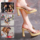 👡👗Women's Elegant Transparent High Heeled Sandals✨ Stylish Transparent Design, Showcasing Feminine Charm, A Summer Must-have!