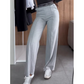 Women's Solid Color Draped Pants