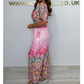 🌷Summer Hot Sale-49% Off🩵Bohemian Print Wide Leg Jumpsuit