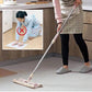 🏆Flat Mop with Stainless Steel Handle with Reusable Washable Mop Cloths