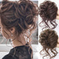 💁‍♀️LAST DAY - BUY 1 GET 1 FREE + FREE GIFT!!💗Messy Curly Hair Bun Scrunchie Extensions