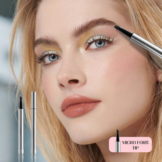 Waterproof Eyebrow Pen with Micro-Fork Tip