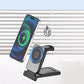 📱  3-in-1 Foldable Magnetic Wireless Charger – Strong Magnetic Adsorption, Foldable Portable Design, Fast Charging & Wide Compatibility ⚡