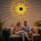 🔥This Week's Special Price ￡6.99 !!!🌞💡Solar Mandala Wall Light Outdoor Garden Fence Projector Lamp Patio Ambient Decor✨
