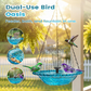 🔥HOT SALE (50% OFF)🔥Outdoor Hanging Fountain Bird Bath & Feeder Decorative, Soothing Water Feature & Perfect for the Garden 🏡