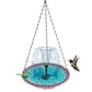 🔥HOT SALE (50% OFF)🔥Outdoor Hanging Fountain Bird Bath & Feeder Decorative, Soothing Water Feature & Perfect for the Garden 🏡