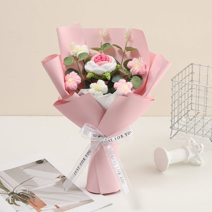 🎉Mother’s Day special with 50% off! 💝Handmade Delicate Crochet Flower Bouquet