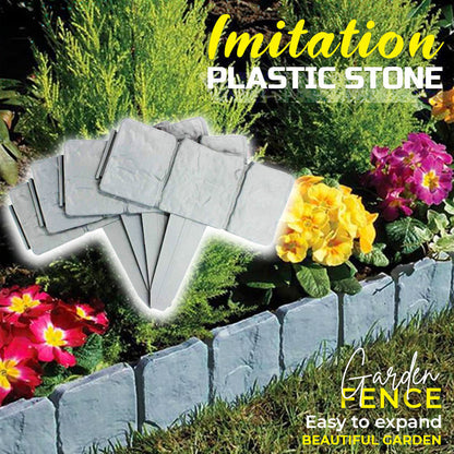 🥳2026 HOT SALE🥳💞50K+ SOLD!🌿✨ 50% OFF! 10-Piece Stone-Look Decorative Garden Edging Set! 🏡♻️