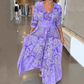 💕Summer 2026 Trend 📢50% OFF!!💃Women’s Elegant Floral Drawstring Long Dress