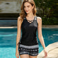 🏆SUMMER HOT SALE 60% OFF - Miraclesuit Women's Tummy Control Tankini Set with Built-In Bra – Flattering Boho Swimwear with Shorts🔥 Buy 2 Free Shipping