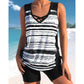 🏆SUMMER HOT SALE 60% OFF - Miraclesuit Women's Tummy Control Tankini Set with Built-In Bra – Flattering Boho Swimwear with Shorts🔥 Buy 2 Free Shipping