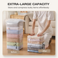 🥳2026 HOT SALE🥳 50% OFF! 💞No‑Pump Vacuum Storage Bags – Press & seal, no pump needed. Saves 80% space, keeps clothes dry & dust‑free. Perfect for bulky bedding & off‑season gear. 🛏️🗄️