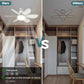 🎁BUY 2 FREE SHIPPING🎁2-IN-1 PORTABLE CEILING FAN & LIGHT with Remote Control