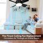 🎁BUY 2 FREE SHIPPING🎁2-IN-1 PORTABLE CEILING FAN & LIGHT with Remote Control