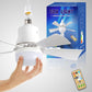 🎁BUY 2 FREE SHIPPING🎁2-IN-1 PORTABLE CEILING FAN & LIGHT with Remote Control