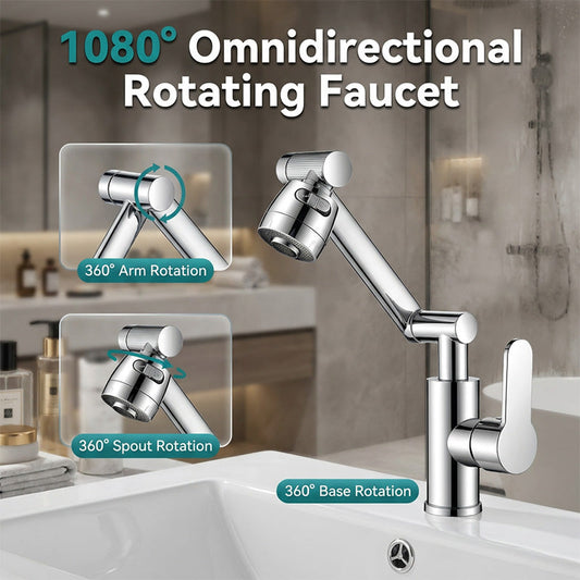 🎁BUY 2 GET 10% OFF✨360° Rotating Mechanical Arm Faucet