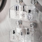 🛁✨Light Luxury Style Glacier Pattern Suction Cup Shelf