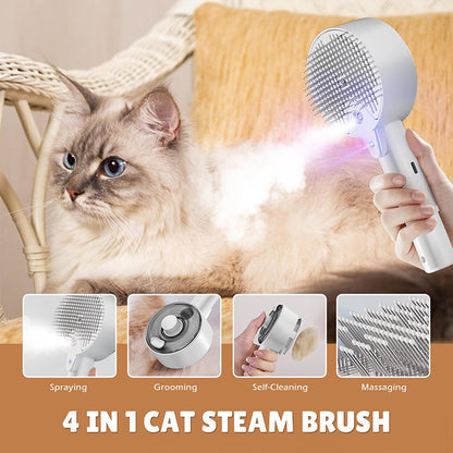 🎁2026 HOT SALE⏰50% OFF! 🥳3-in-1 Pet Spray Grooming Brush