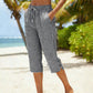 🌊SUMMER HOT SALE 50% OFF 💖Women's Summer Plaid Capri Pants