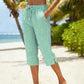 🌊SUMMER HOT SALE 50% OFF 💖Women's Summer Plaid Capri Pants