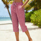 🌊SUMMER HOT SALE 50% OFF 💖Women's Summer Plaid Capri Pants