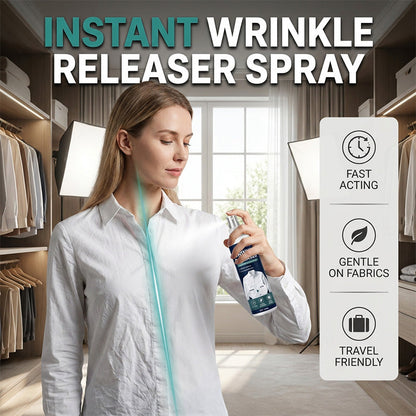 ✨Last Day 50% OFF 👔✨Instant wrinkle release – no iron, travel-ready, static-free & fresh.
